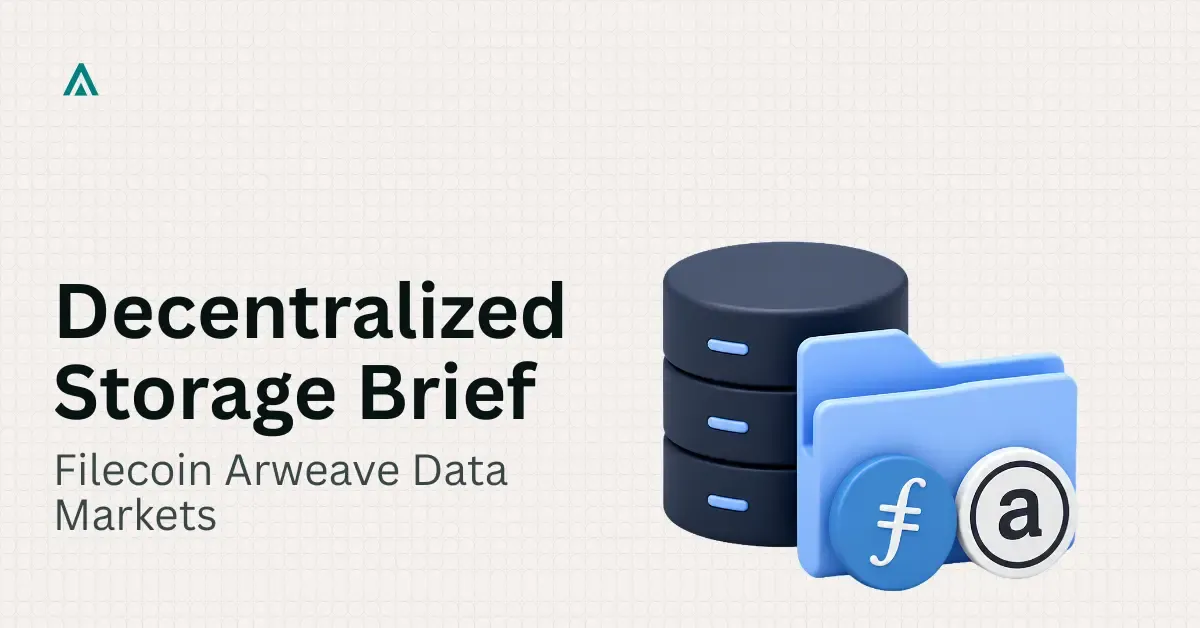 Decentralised Storage Investment Brief: Filecoin vs Arweave