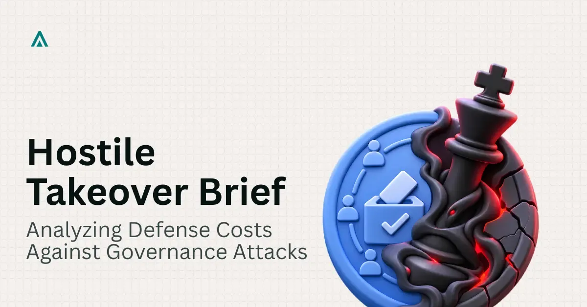 Governance Attack Brief: Cost of Hostile DeFi Takeovers