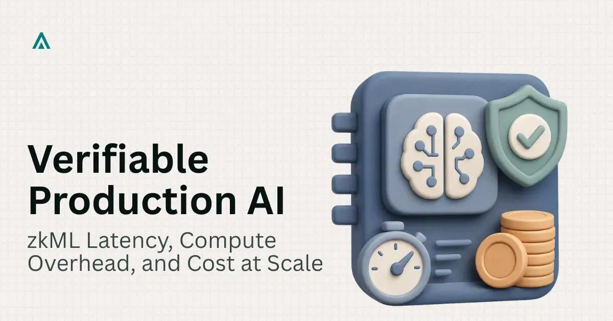 Verifiable AI in Production: zkML Latency and Cost at Scale