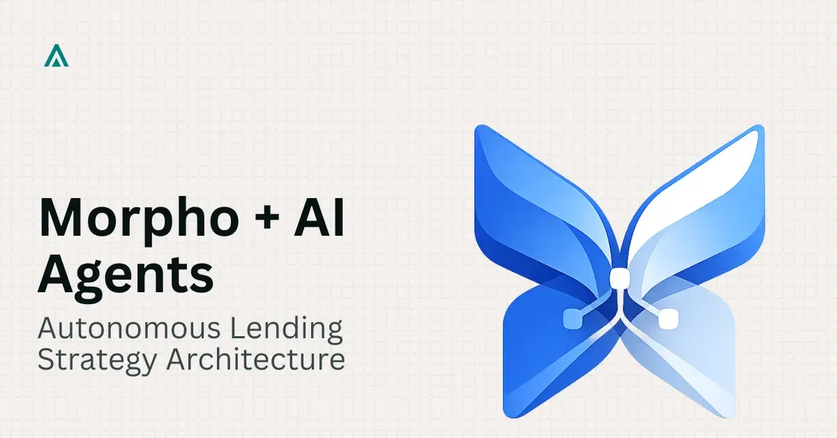 Morpho Blue AI Agents: Autonomous Lending Architecture