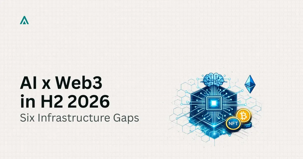 AI x Web3 in H2 2026: Six Infrastructure Gaps to Adoption