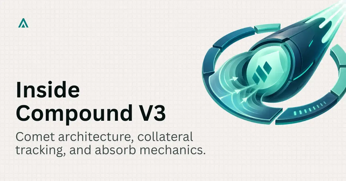 Compound V3 Comet: Collateral Tracking, Absorb Design