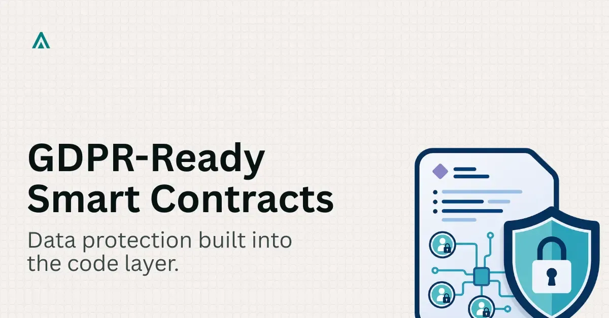 GDPR Article 25: Privacy-by-Design in Smart Contracts