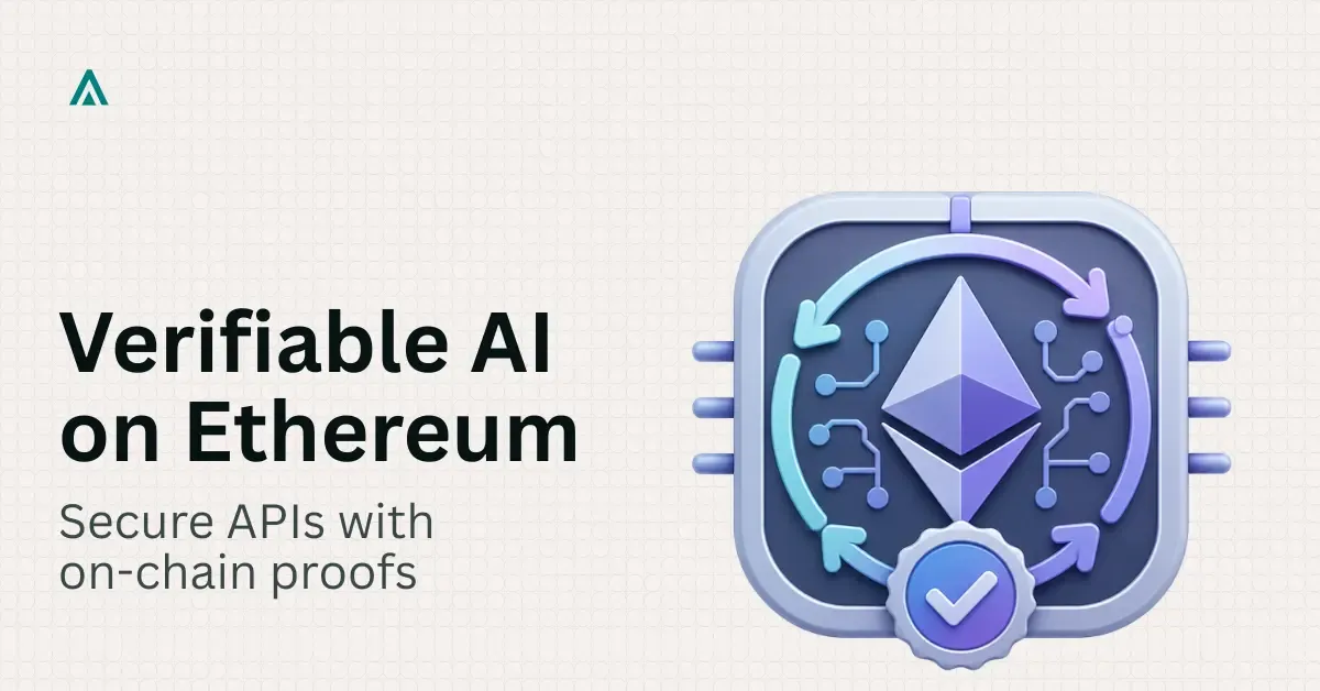 How to Build a Verifiable AI Inference API on Ethereum