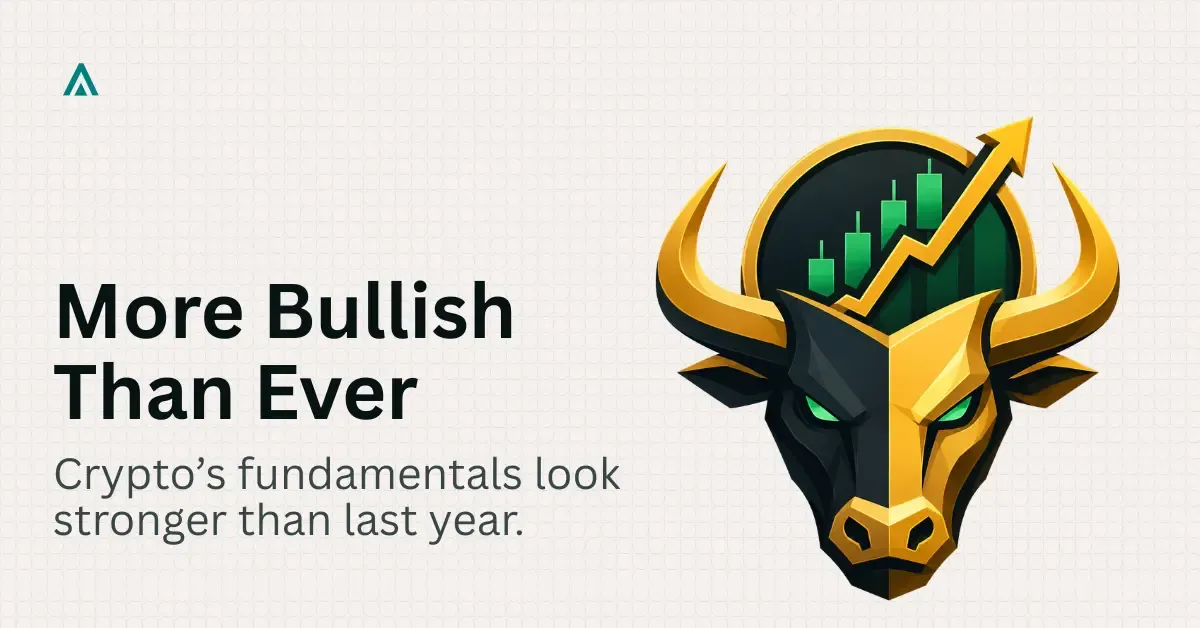 Why I'm More Bullish on the Crypto Market Than a Year Ago