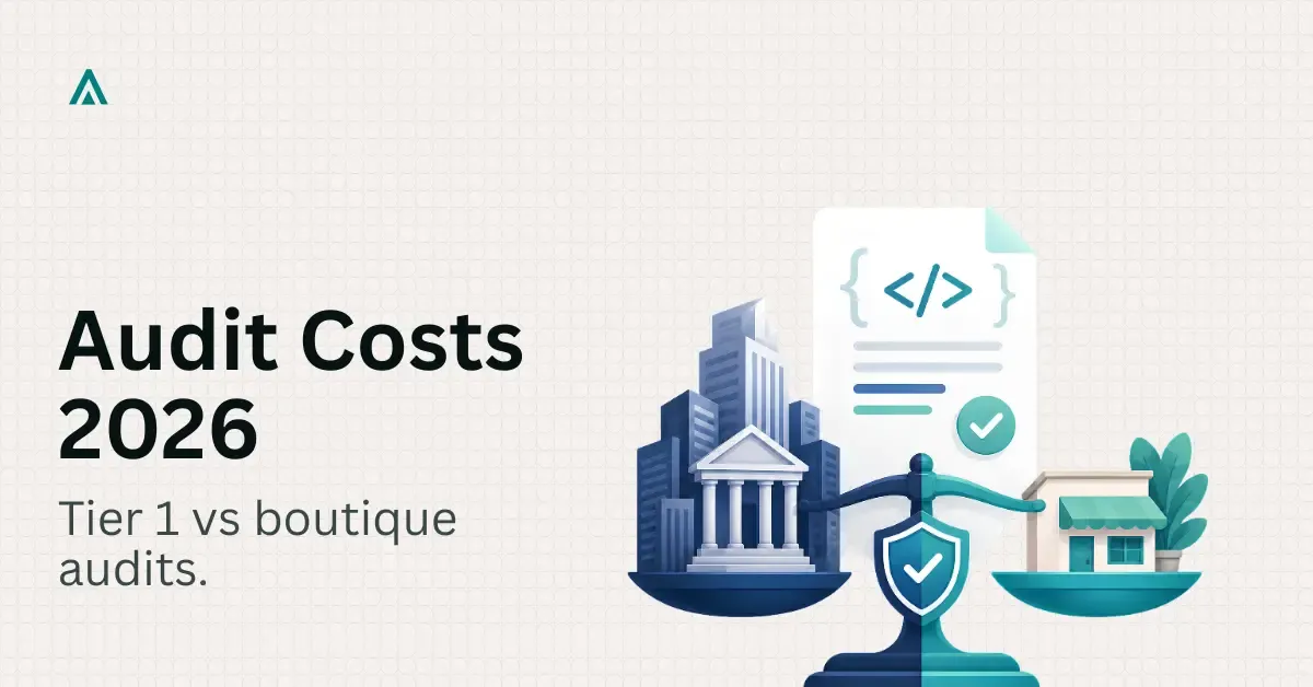 Smart Contract Audit Costs 2026: Tier 1 vs Boutique